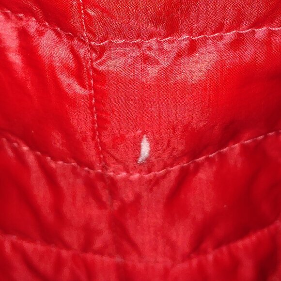 The North Face Thermoball 1/4 Zip  Pullover Jacket Size L Red - Picture 9 of 11
